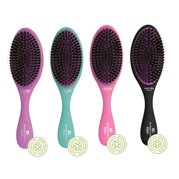 Olivia Garden Recycled OG Smooth & Shine Styler Brush Collection (OGD-C)