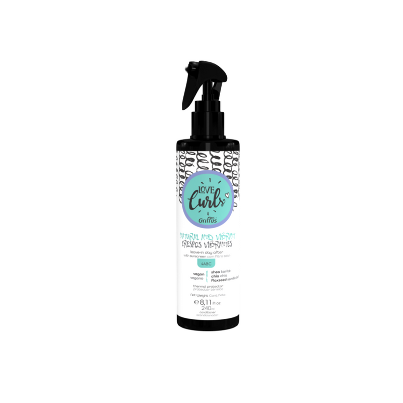 Griffus Love Curls Vibrant Curls 4ABC Leave-In Thermal Protector Spray (240ml/8.11oz)