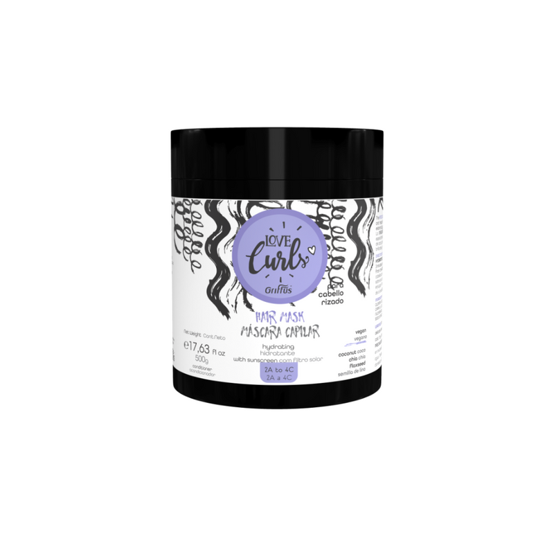 Griffus Love Curls 2A to 4C Hydrating Hair Mask (500g/17.63oz)