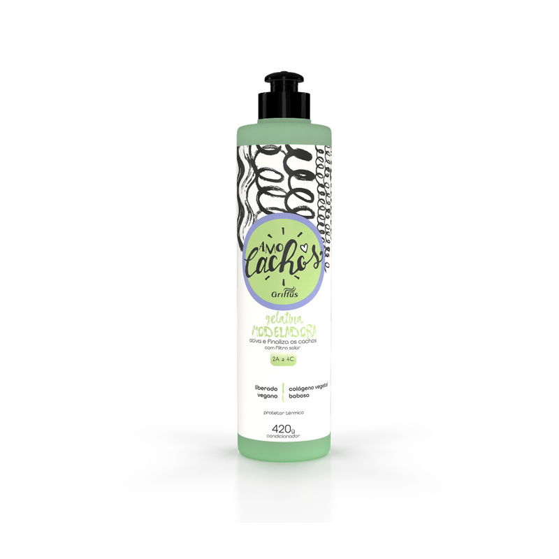 Griffus Love Curls 2A to 4C Styling Gel w/ Plant Collagen & Aloe Vera (450g/14.81oz)