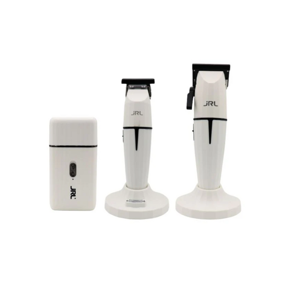 JRL Professional Ghost Clipper, Trimmer & Foil Shaver Collection + 2 Charging Bases (GH2024-2)