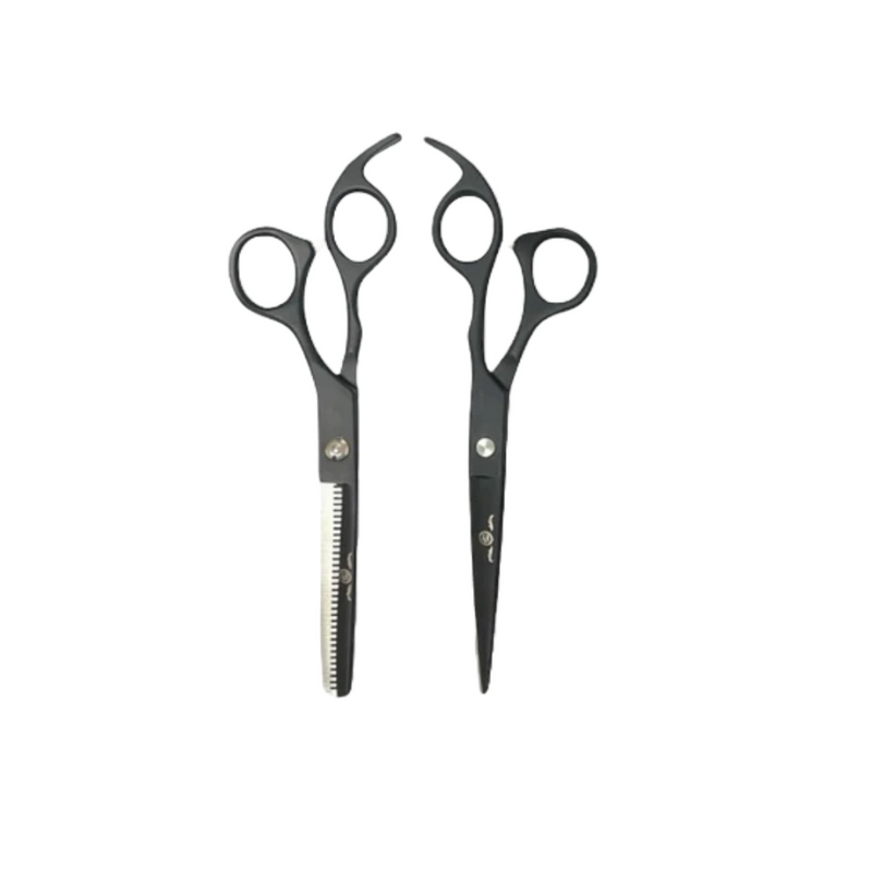 Ultima Classic 7" Bent Trimmer Scissors - Drop Forged, Black Handle Professional Shears