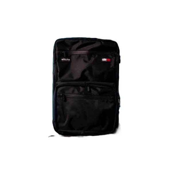 Rolda Black Mobile Station Full Size Barber Backpack w/ Black Zippers