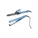 BaBylissPRO Nano Titanium 1.25" Spring Curling Iron & 1" Ultra-Thin Flat Iron Bundle (BNTPP80)