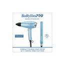 BaBylissPRO Nano Titanium Limited Edition Compact Folding Ionic Dryer & 1.25" Digital Ionic Flat Iron Bundle (BNTPP81)