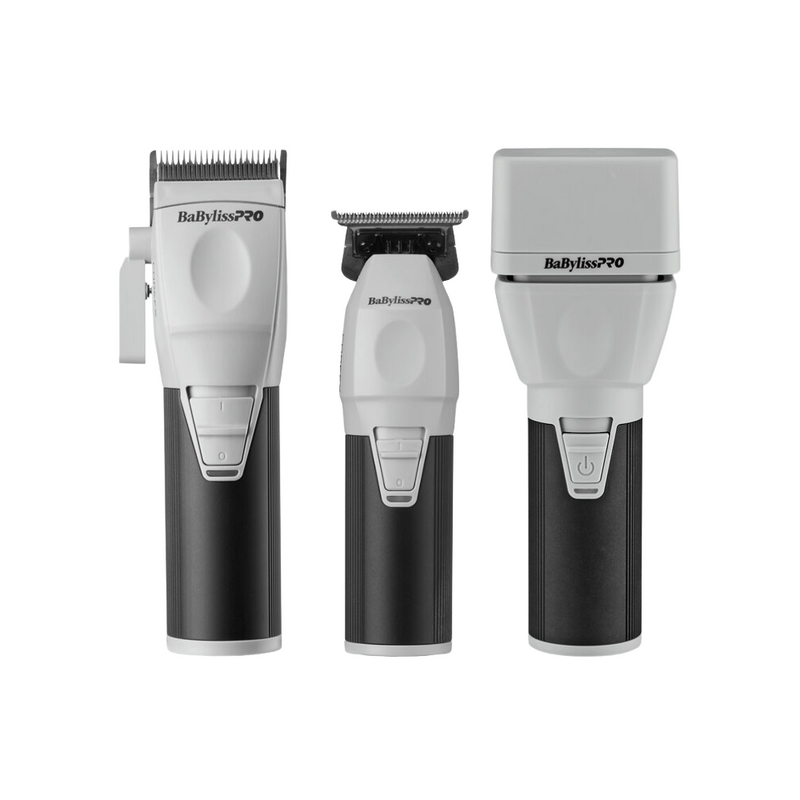 BaBylissPRO CoreFX Clipper, Trimmer Double Foil Shaver Value Set (FX