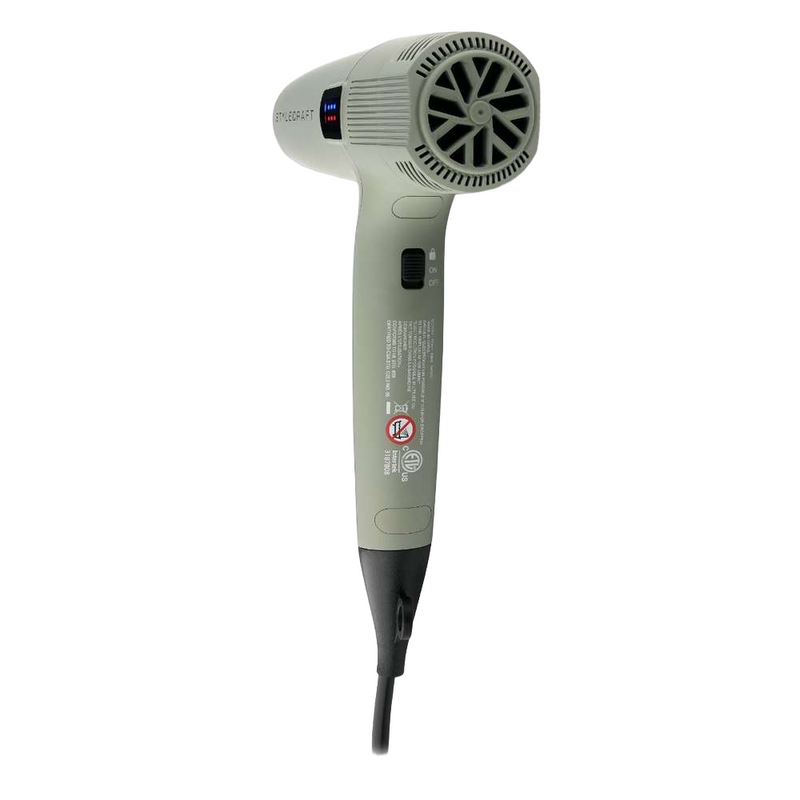 StyleCraft Sage Professional Hair Dryer w/ Digital Brushless Motor (SC107B)