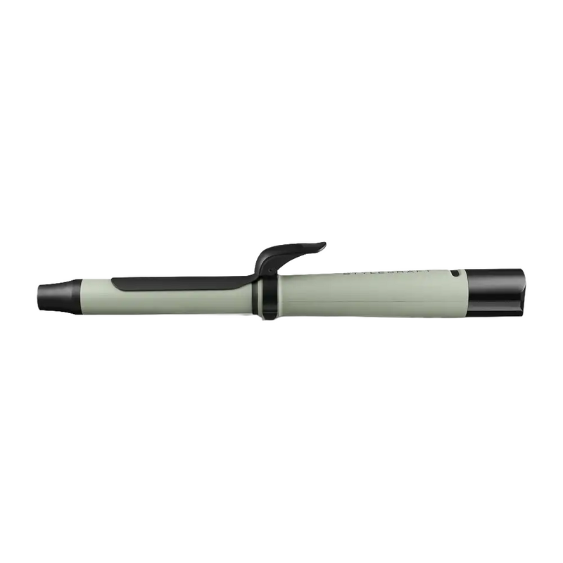 StyleCraft Sage Cordless Spring Curling Iron & Wand w/ Removable Clamp - 1" (SC718GR)