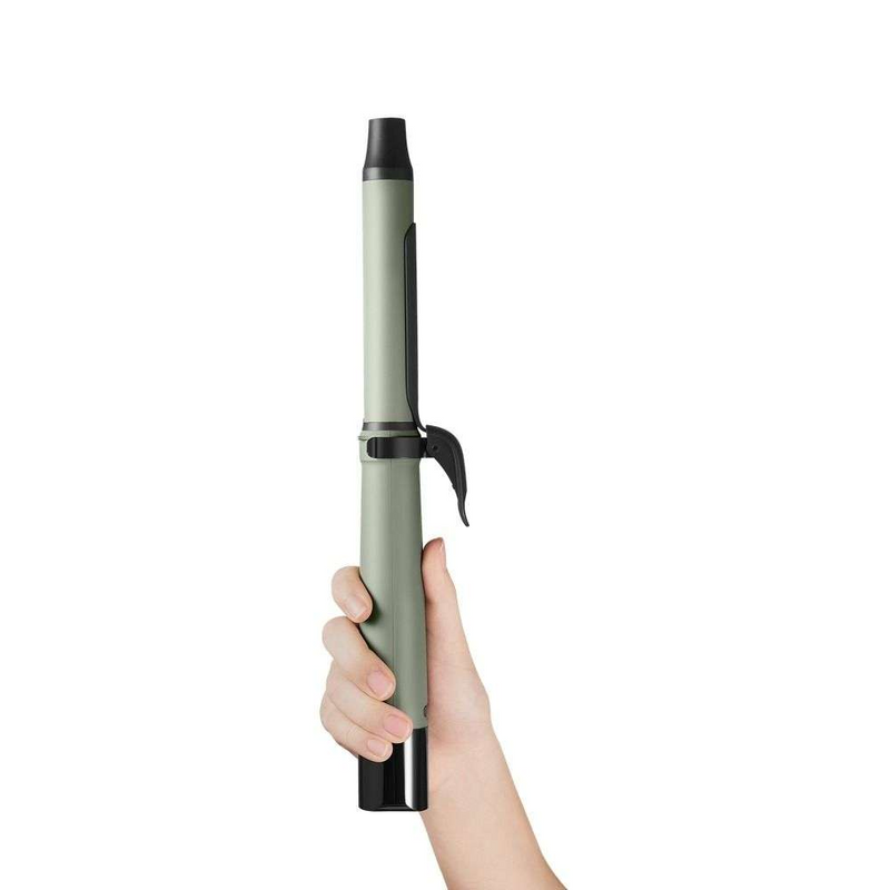 StyleCraft Sage Cordless Spring Curling Iron & Wand w/ Removable Clamp - 1" (SC718GR)