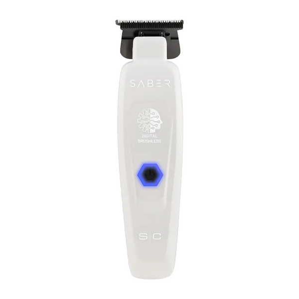 StyleCraft Limited Edition Saber II Cordless Digital Brushless Motor Trimmer - White (SC421W) [PRE-ORDER]