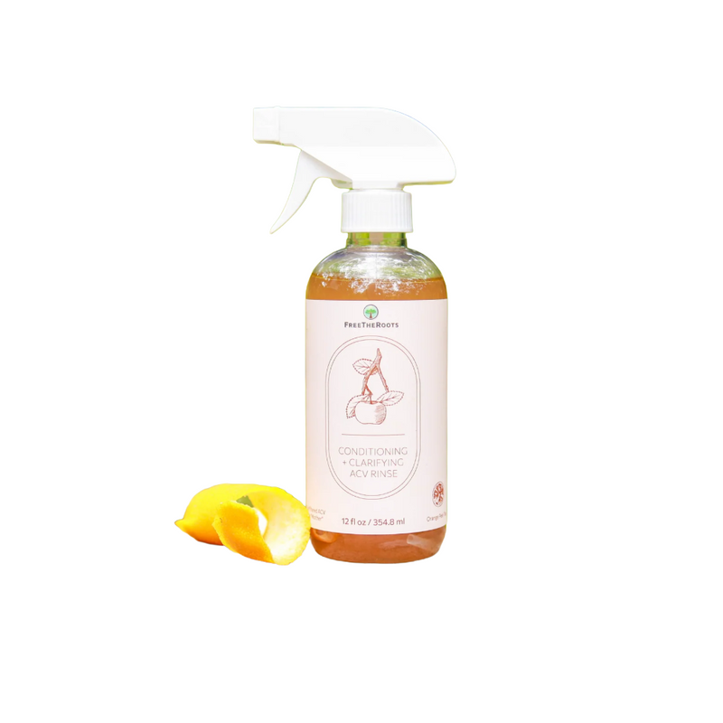 FreeTheRoots Conditioning + Clarifying ACV Rinse - Orange Peel (354.8ml/12oz)