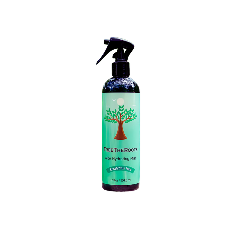 FreeTheRoots Vegan & Cruelty-Free Aloe Hydrating Mist Spray - Eucalyptus Mint (354.8ml/12oz)