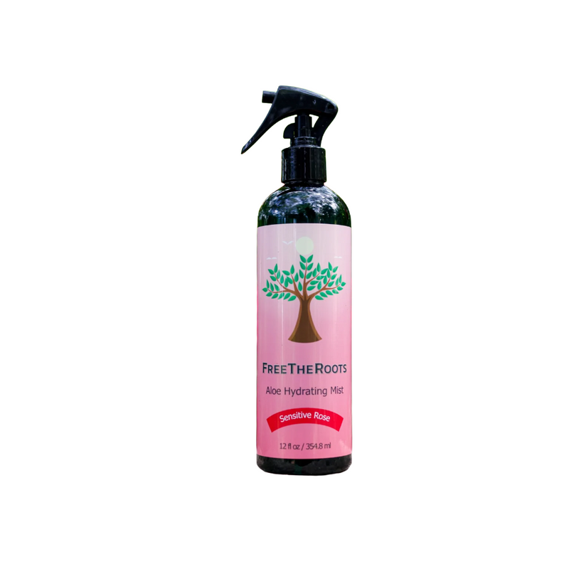 FreeTheRoots Vegan & Cruelty-Free Aloe Hydrating Hair Mist - Sensitive Rose (354.8ml/12oz)