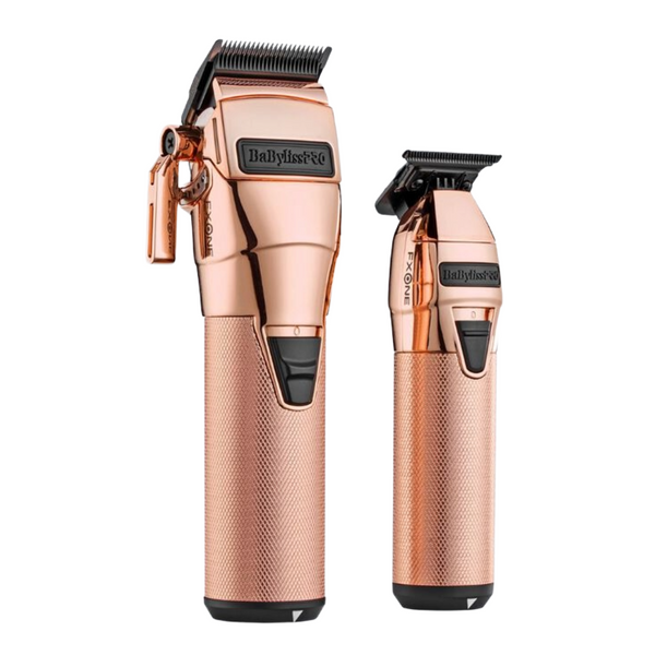 BaBylissPRO FXONE Rose Gold Clipper & Trimmer Bundle - Tools Only (FX1CTRGTO)