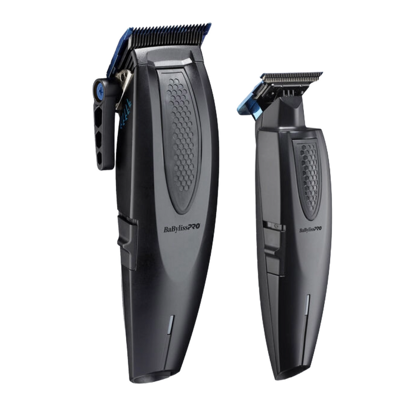 BaBylissPRO LithiumFX+ Ergonomic Clipper & Trimmer Value Set (FX73DUOCTMB)