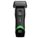 Black BaBylissPRO wireless double-foil shaver with green power light and 88% battery display