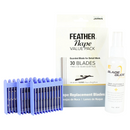 Feather Nape Value Pack w/ Free 2oz Jatai Blade Glide Shaving Lotion - 30pk (F1-30-303)