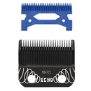 StyleCraft Black DLC Echo Clipper Blade & Blue Ceramic Cutter (SC554B)