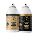 Royal Kapper clipper care spray two-pack: unscented and Cherry Bourbon bottles