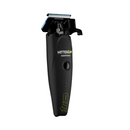HitterUP cordless rotary trimmer, black body with blue top and HitterUP logo