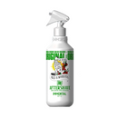 Immortal NYC aftershave spray bottle, clear bottle with white trigger, green label 08.