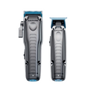 BaBylissPRO Low-Profile Interchangeable Battery Clipper & Trimmer Set - Gray (FX129PK)