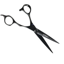 L3VEL3 cutting shears, black finger loops and long pointed blades