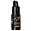 Black beard sculpting dust bottle, yellow label, 1 oz