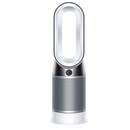 Dyson Purifier Hot+Cool heating fan with bladeless oval airflow outlet, white base
