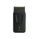 Monster Clippers Assassin foil shaver, black body with green power indicator