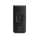 Monster Clippers Assassin foil shaver, front view with green light and brand logo