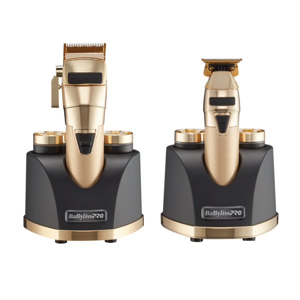 BaByliss PRO SnapFX Cordless Trimmer & Clipper Combo Set - Limited Edition Gold (FX797GI+FX890GI)