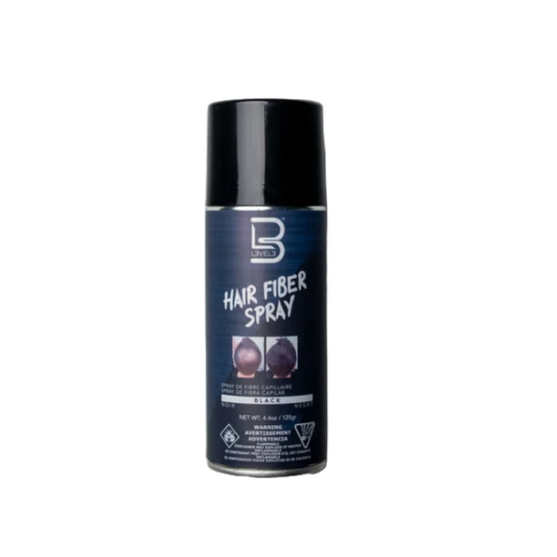 L3VEL3 Black Hair Fiber Spray (125g/4.4oz)