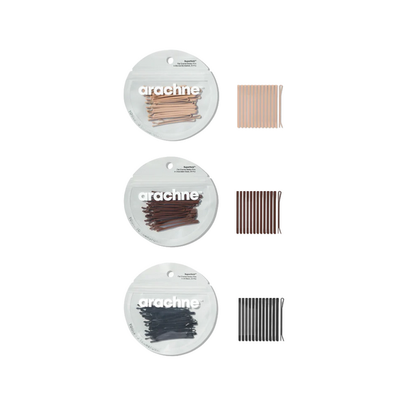 Arachne SuperHold Flat Enamel Bobby Pins (24pcs)