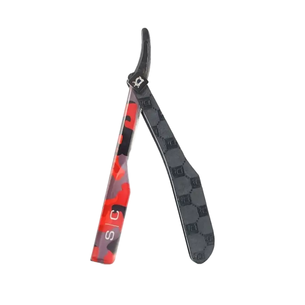 StyleCraft Deluxe Camo Line Straight Edge Razor Tool (SCDL804R)