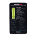 BaBylissPRO FXONE Low-Profile Neon Yellow Interchangeable Battery Clipper w/ Charging Base & Battery (FX829NY)