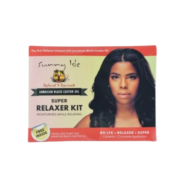 Sunny Isle Jamaican Black Castor Oil Relaxer Kit - Super