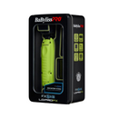 BaBylissPRO FXONE Low-Profile Neon Yellow Interchangeable Cordless Trimmer w/ Charging Base & Battery (FX729NY)