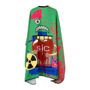StyleCraft Radioactive Barber & Stylist Cape - Green (SC312G)