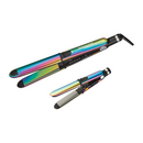 BaBylissPRO Limited Edition Nano Titanium Iridescent 1"  Stainless Steel Prima 3000 & 3/4" Prima 2000 Flat Irons Value Set (BNTPK1RB)