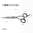 Cocco VG10 Blunt Shear & 6" 29-Tooth Thinner Set