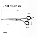 Cocco VG10 Blunt Shear & 6" 29-Tooth Thinner Set