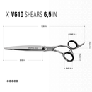 Cocco VG10 Blunt Shear & 6" 29-Tooth Thinner Set
