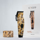Cocco Hyper Veloce Pro Cordless Clipper w/ Digital Gap Ambassador Graphene Taper Blade + Charging Stand - Limited Edition Camo (CHVPC-CAMO)