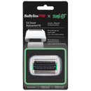 BaBylissPRO x Tomb45 foil shaver replacement kit box with foil cartridge, green accents.
