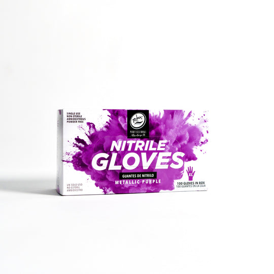 Rolda Nitrile Gloves 100pk - Metallic Purple