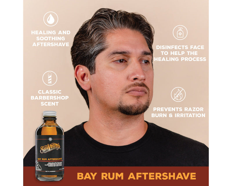 Suavecito Bay Rum Aftershave (113ml/4oz)