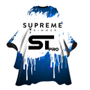 Supreme Trimmer Premium Hair Cutting Barber Cape w/ Hook Clip - Blue Neon