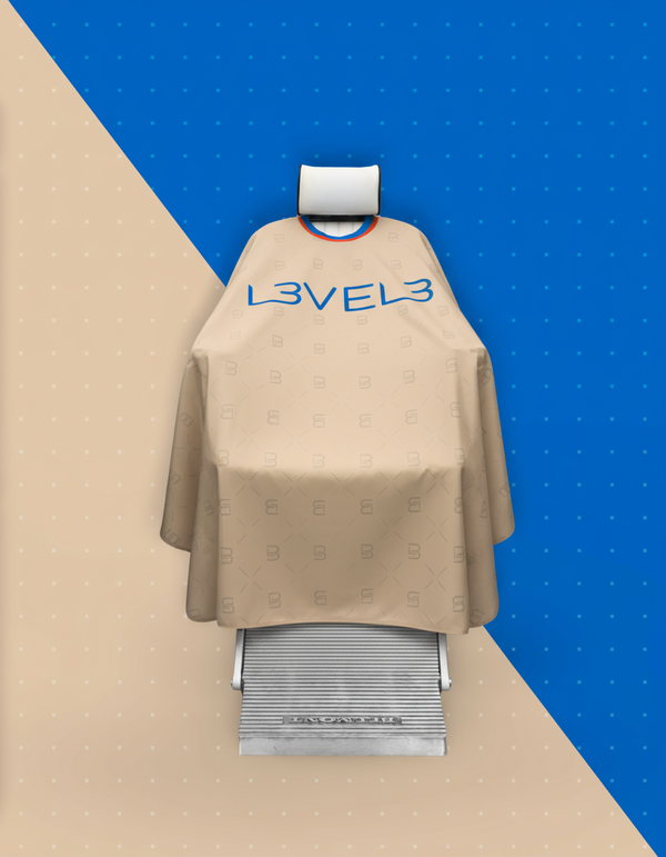 L3VEL3 Professional Rubber Neck Cutting Cape