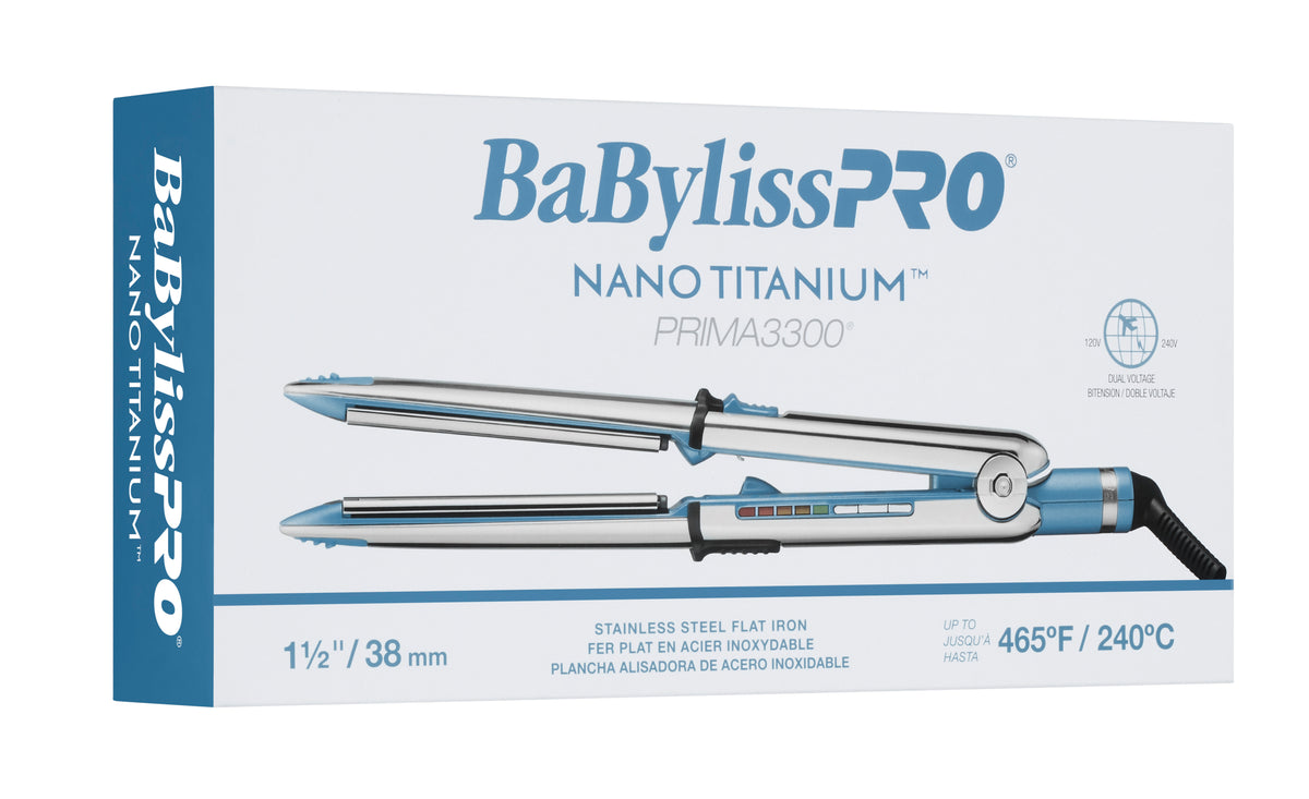 BaBylissPRO Nano Titanium Prima 3300 Flat Iron - 1.5  display picture 1